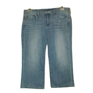 Lucky Brand Sweet N Crop Light Wash Straight Leg Cropped Jeans Womens 12/31